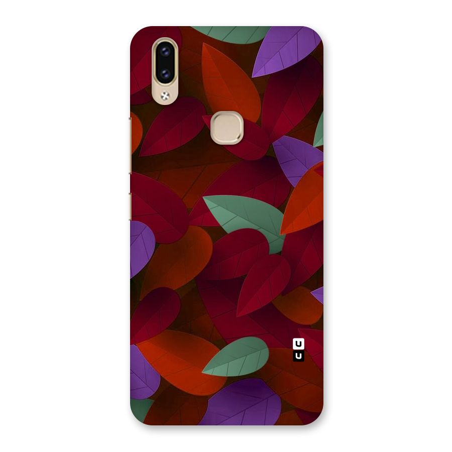 Aesthetic Colorful Leaves Back Case for Vivo V9 Youth