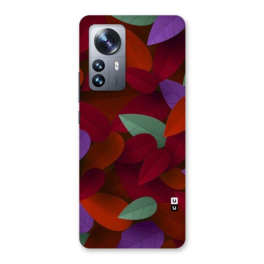 Aesthetic Colorful Leaves Back Case for Xiaomi 12 Pro