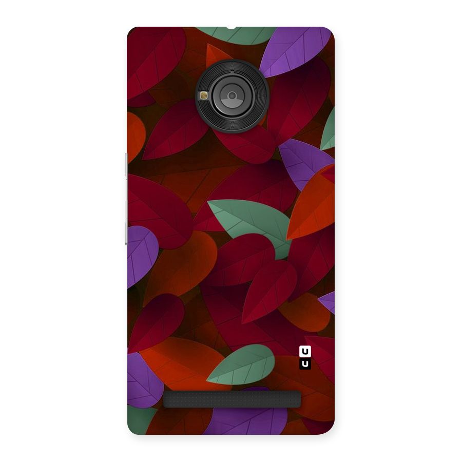 Aesthetic Colorful Leaves Back Case for Yu Yunique