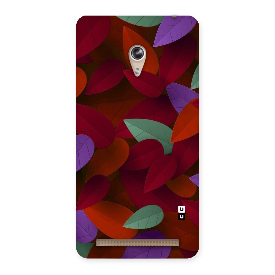 Aesthetic Colorful Leaves Back Case for Zenfone 6