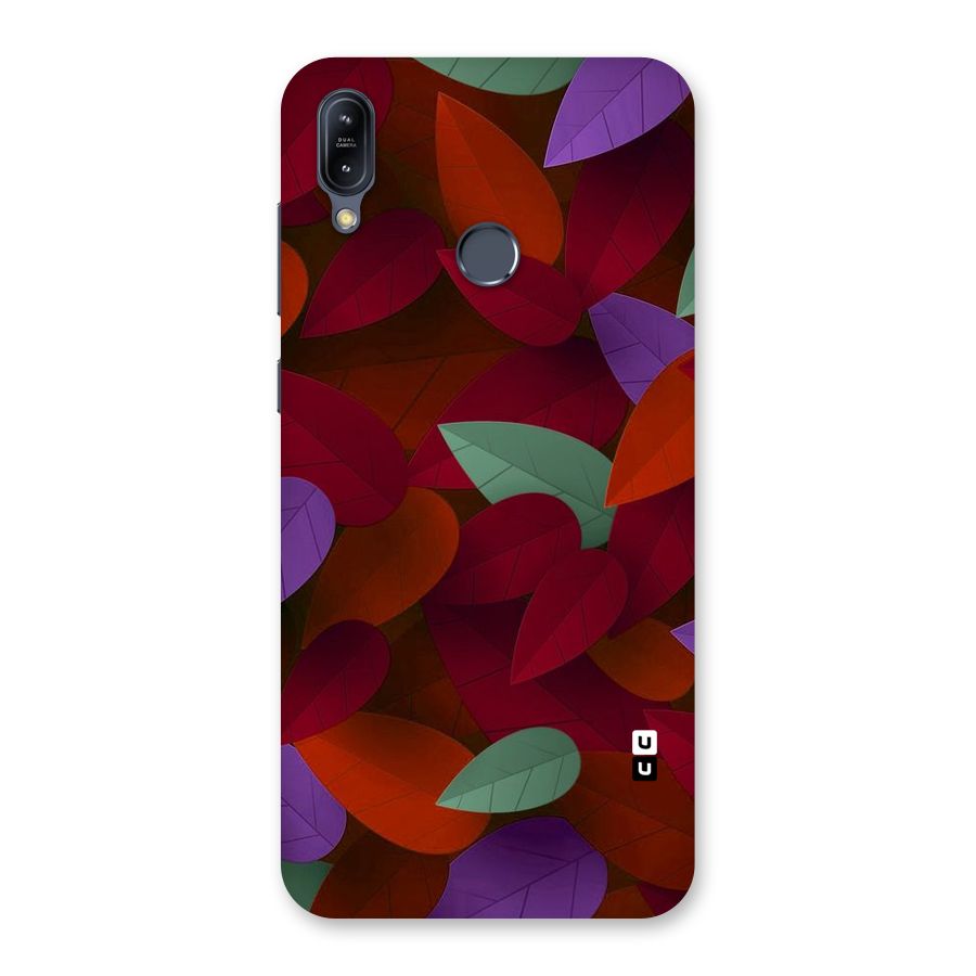 Aesthetic Colorful Leaves Back Case for Zenfone Max M2