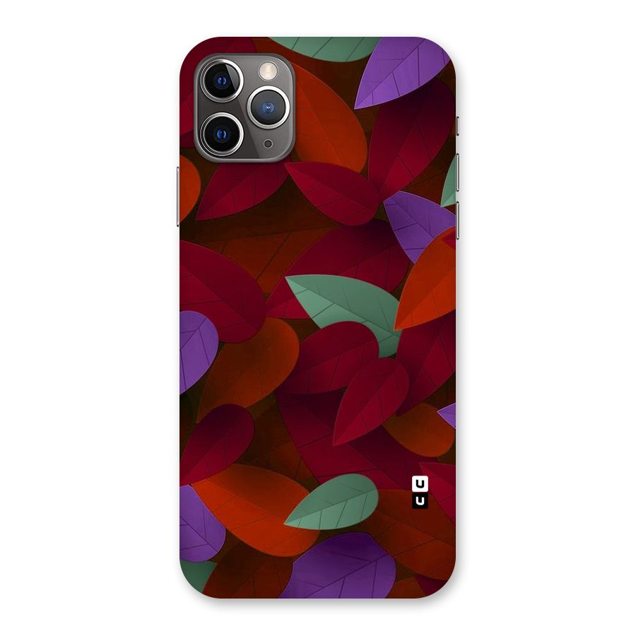 Aesthetic Colorful Leaves Back Case for iPhone 11 Pro Max