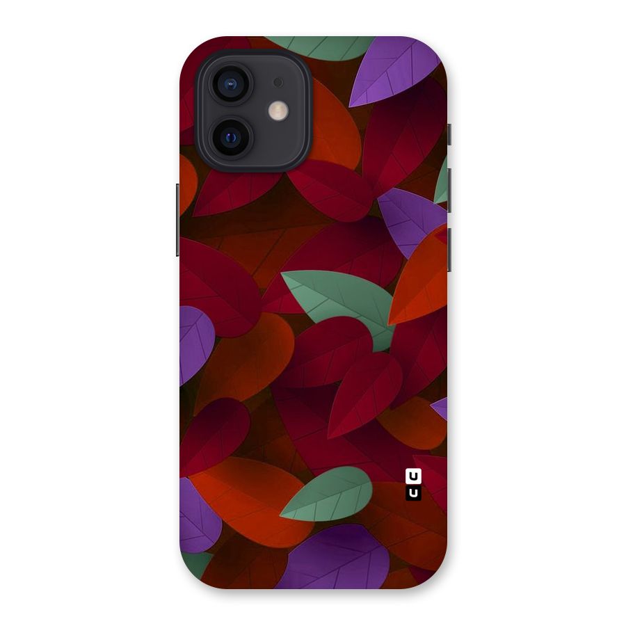 Aesthetic Colorful Leaves Back Case for iPhone 12