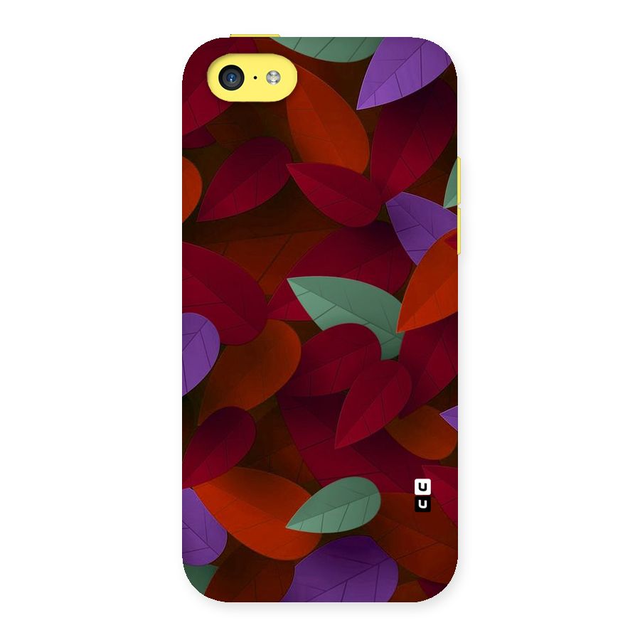 Aesthetic Colorful Leaves Back Case for iPhone 5C