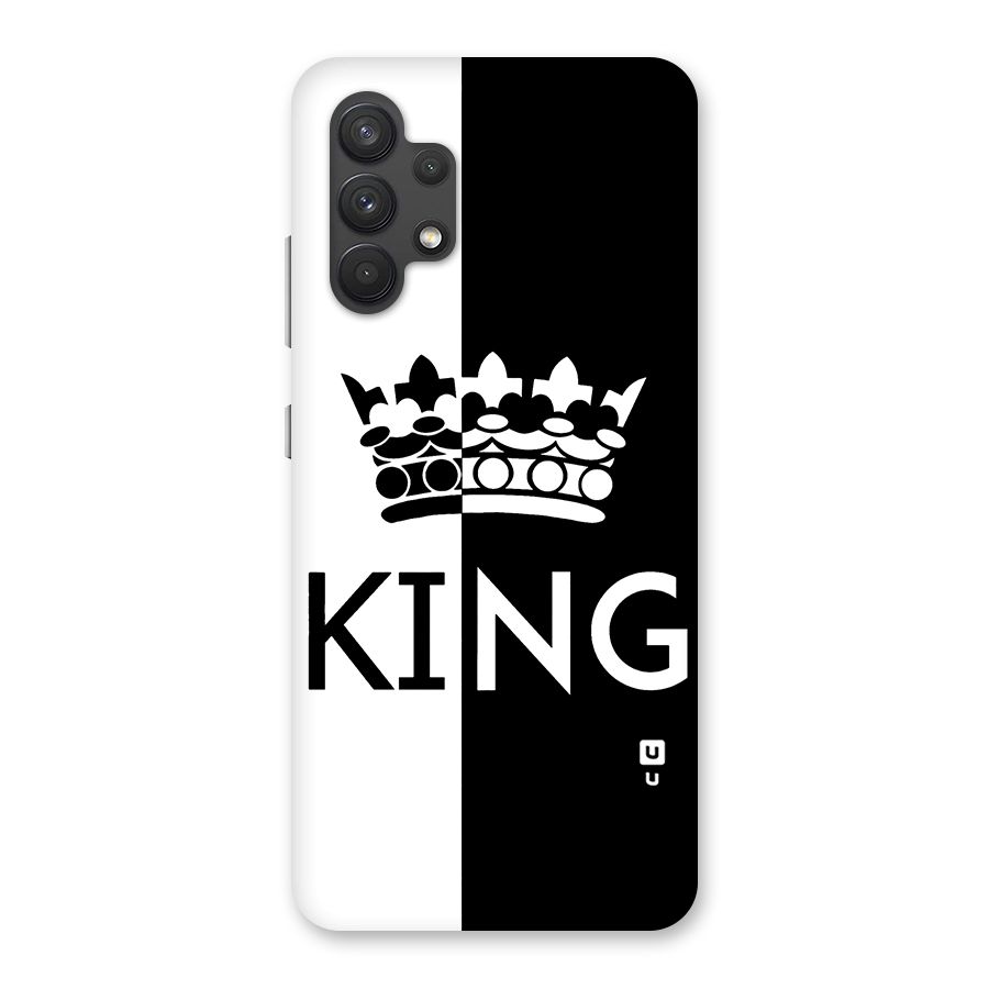Aesthetic Crown King Back Case for Galaxy A32
