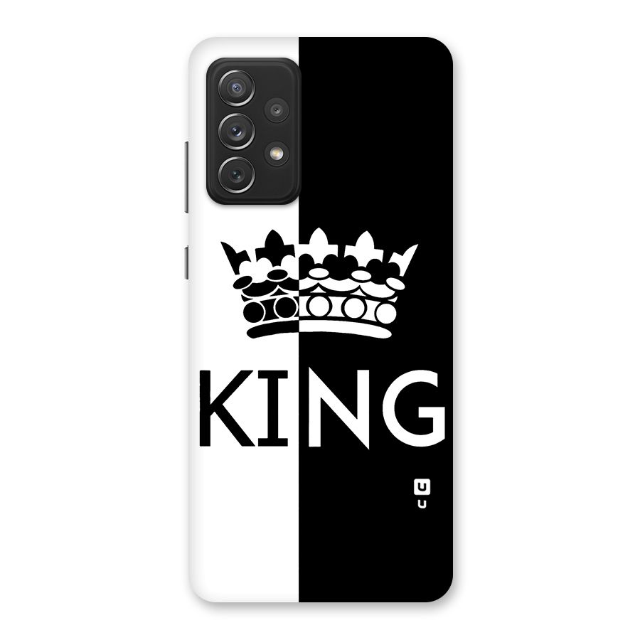 Aesthetic Crown King Back Case for Galaxy A72