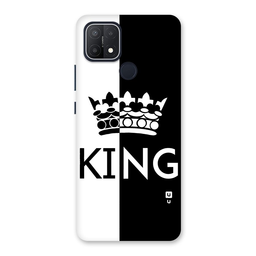 Aesthetic Crown King Back Case for Oppo A15