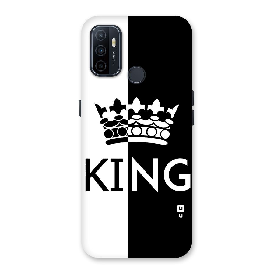 Aesthetic Crown King Back Case for Oppo A32
