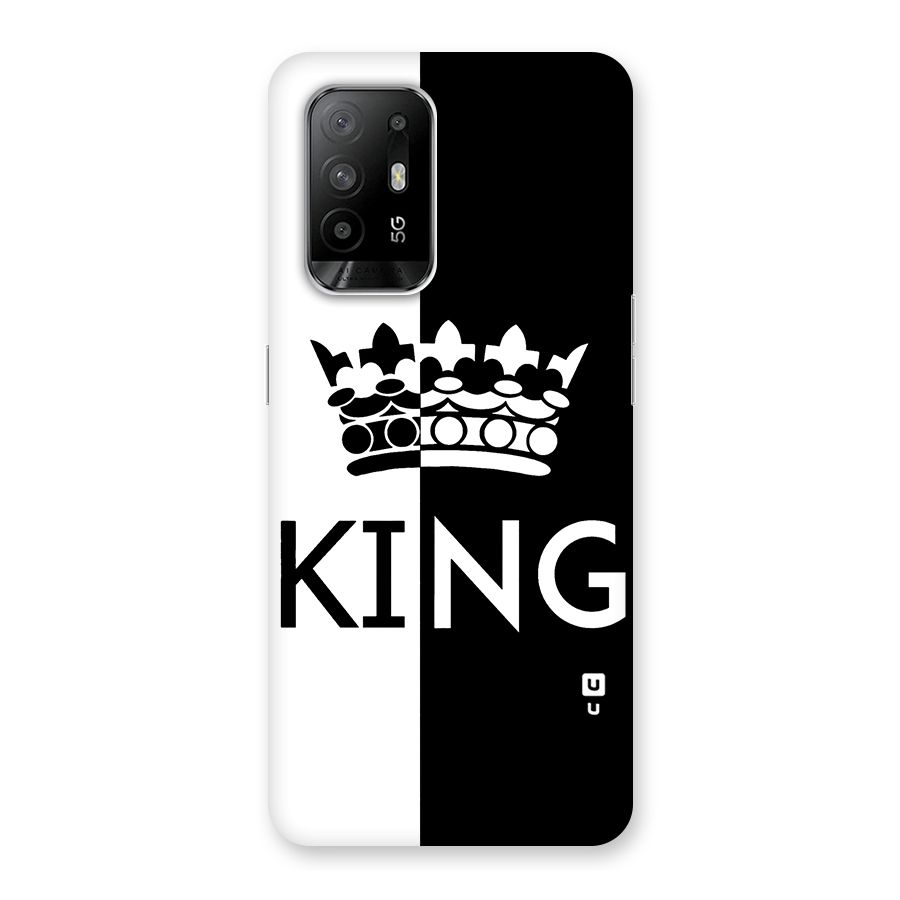 Aesthetic Crown King Back Case for Oppo F19 Pro Plus 5G