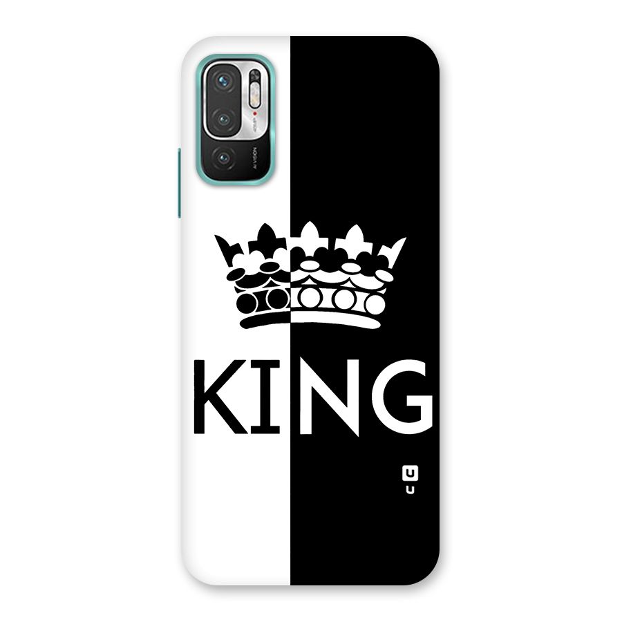 Aesthetic Crown King Back Case for Redmi Note 10T 5G