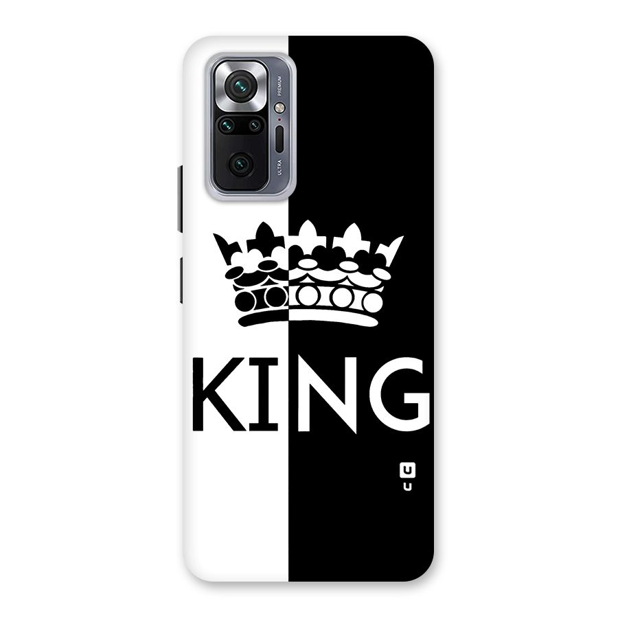 Aesthetic Crown King Back Case for Redmi Note 10 Pro Max
