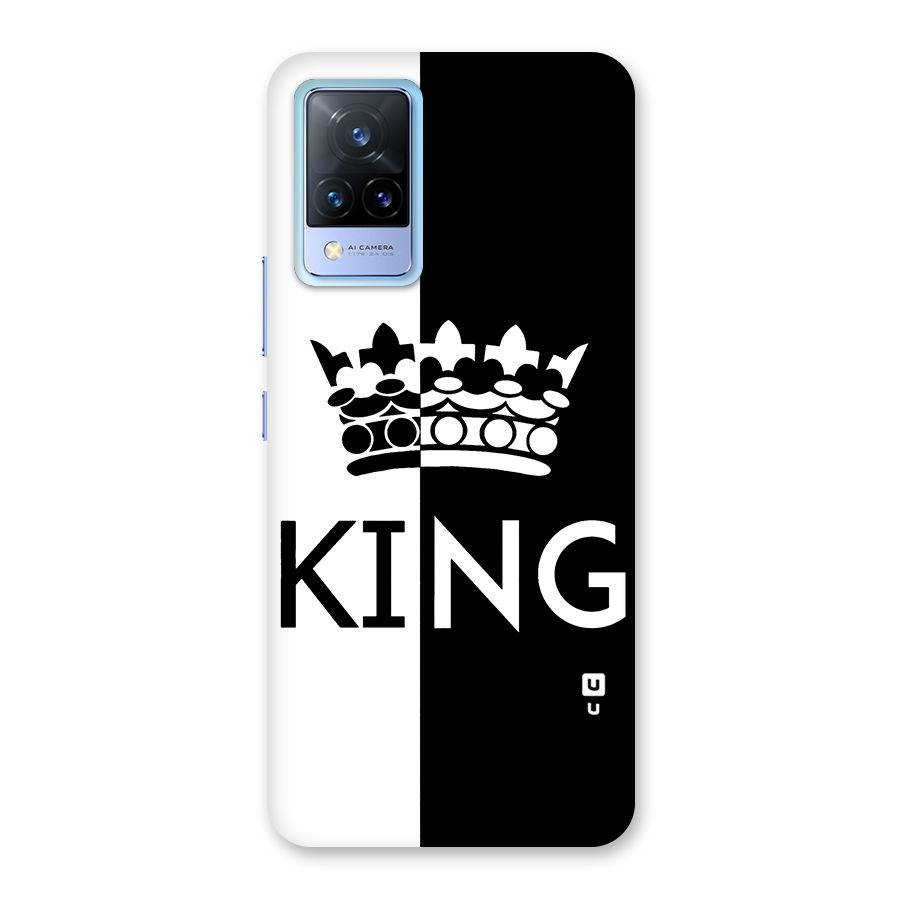 Aesthetic Crown King Back Case for Vivo V21 5G