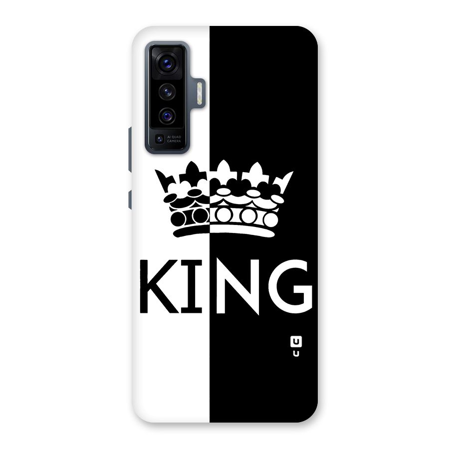Aesthetic Crown King Back Case for Vivo X50
