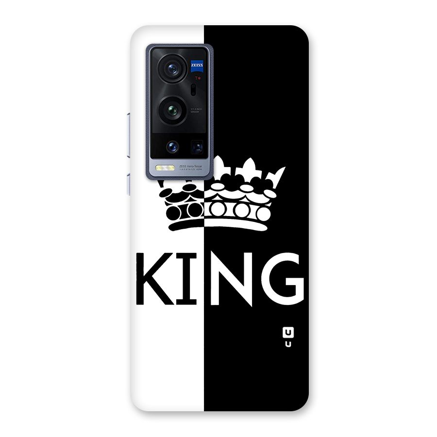 Aesthetic Crown King Back Case for Vivo X60 Pro Plus