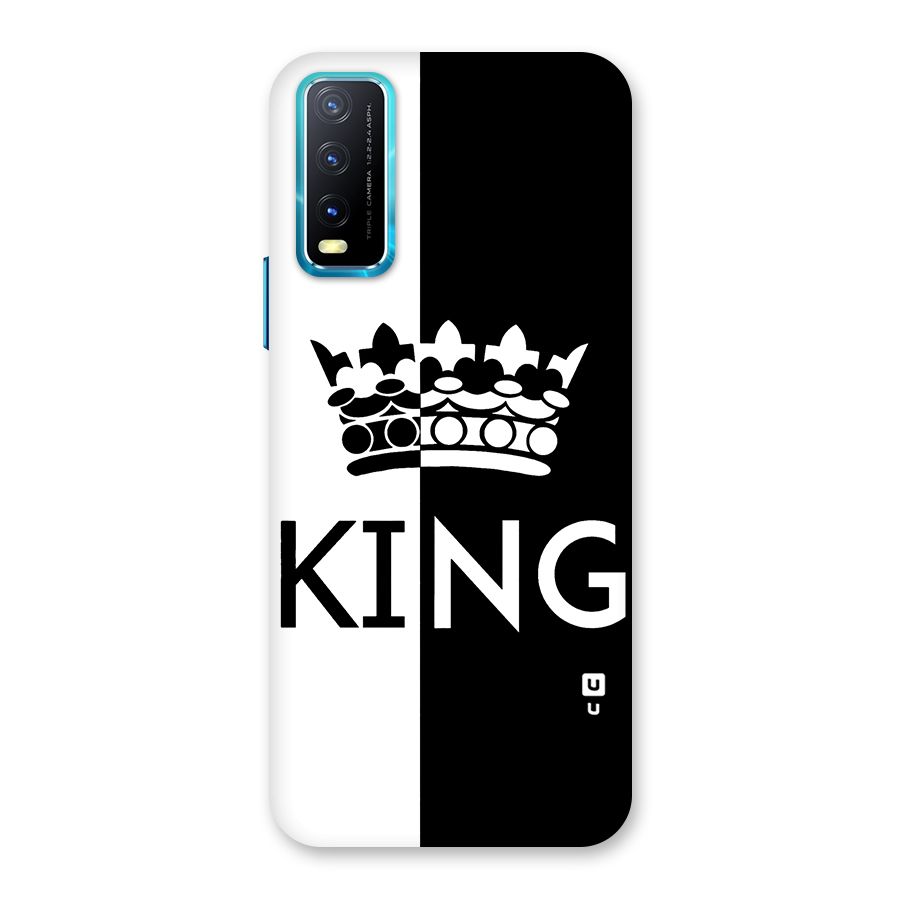 Aesthetic Crown King Back Case for Vivo Y20A