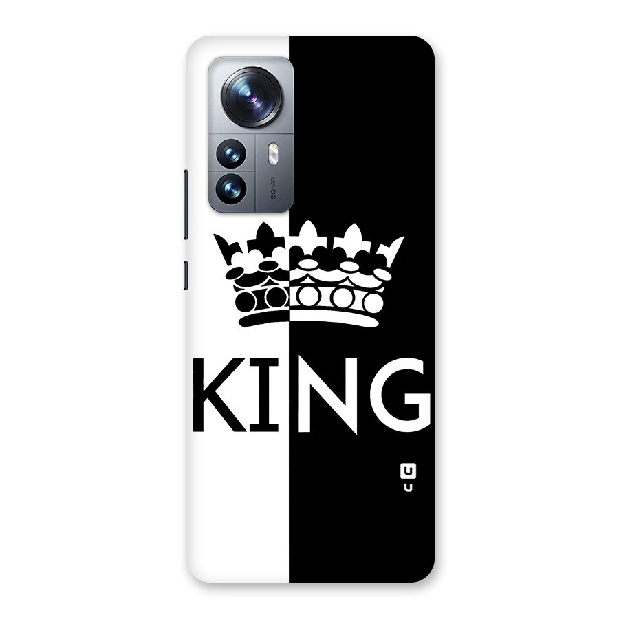Aesthetic Crown King Back Case for Xiaomi 12 Pro