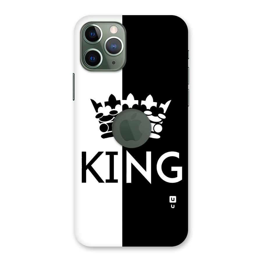 Aesthetic Crown King Back Case for iPhone 11 Pro Logo  Cut