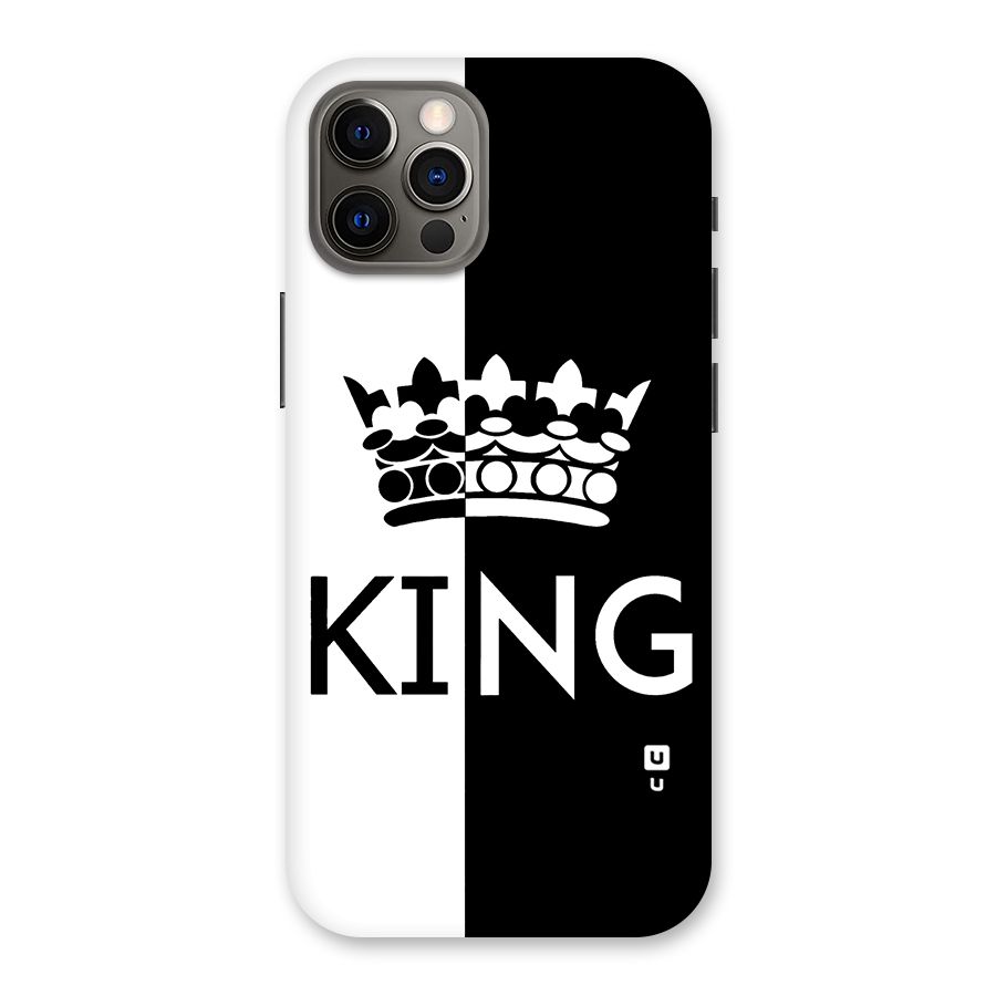 Aesthetic Crown King Back Case for iPhone 12 Pro