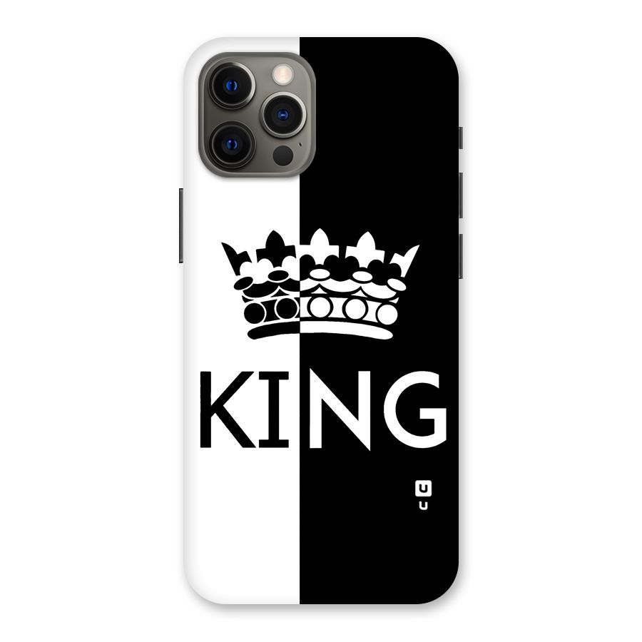 Aesthetic Crown King Back Case for iPhone 12 Pro Max