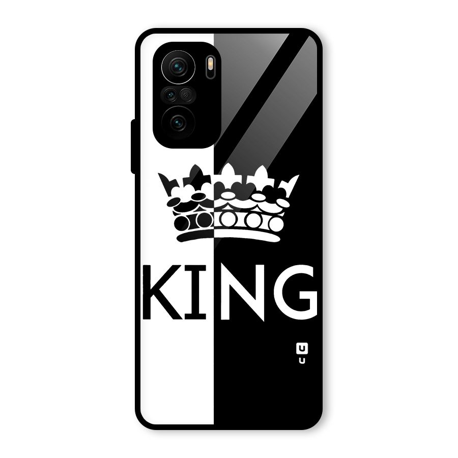 Aesthetic Crown King Glass Back Case for Mi 11x