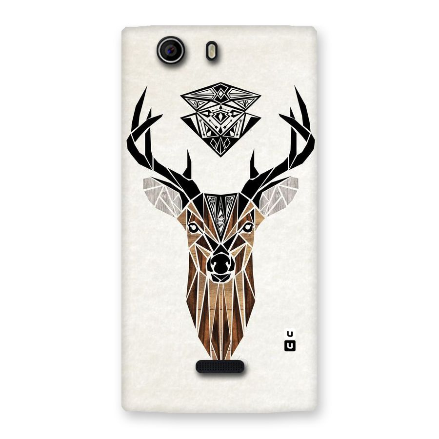 Aesthetic Deer Design Back Case for Canvas Nitro 2 E311