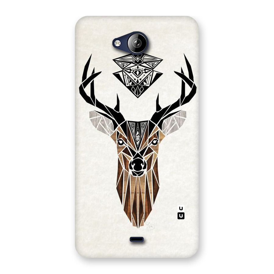 Aesthetic Deer Design Back Case for Canvas Play Q355