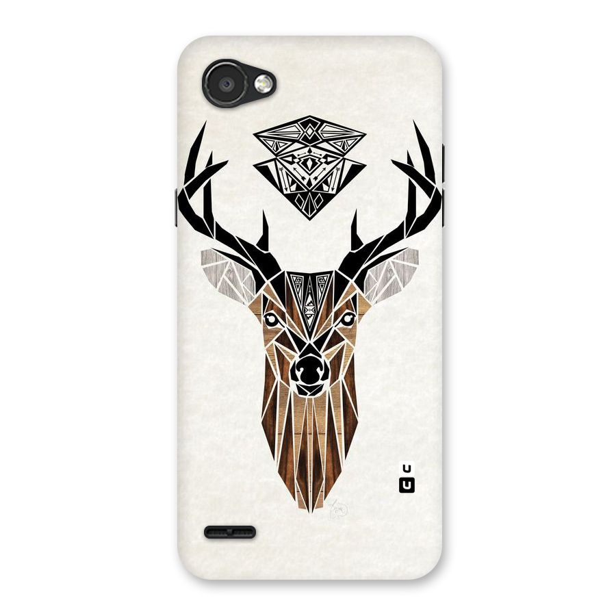 Aesthetic Deer Design Back Case for LG Q6