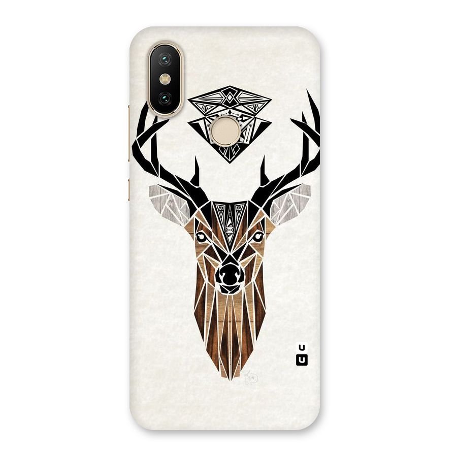 Aesthetic Deer Design Back Case for Mi A2