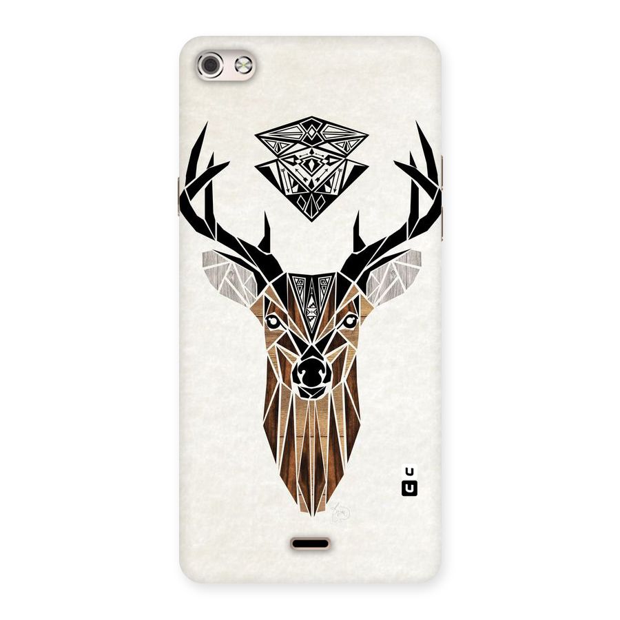 Aesthetic Deer Design Back Case for Micromax Canvas Silver 5