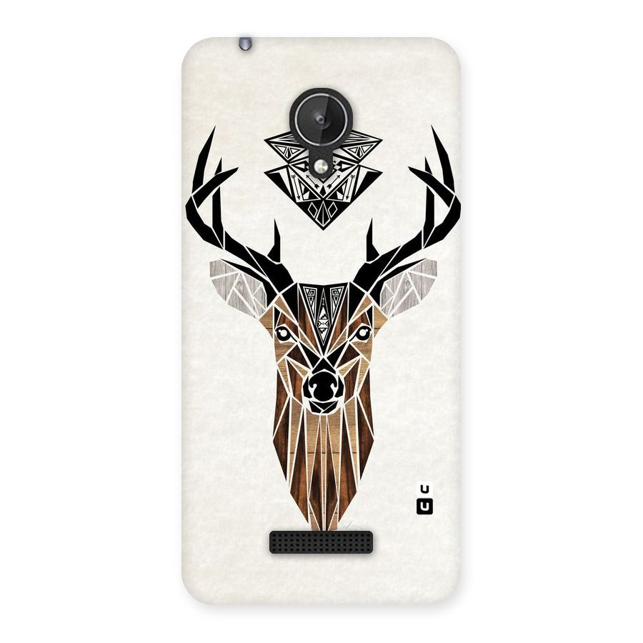 Aesthetic Deer Design Back Case for Micromax Canvas Spark Q380