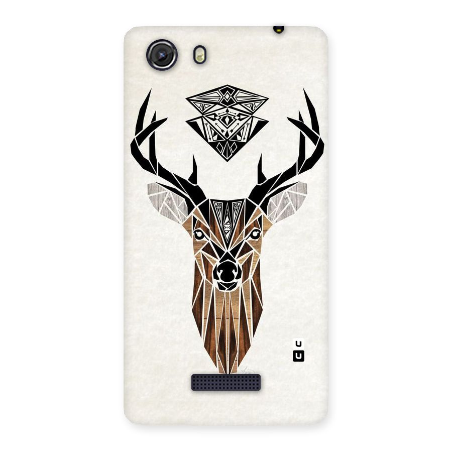 Aesthetic Deer Design Back Case for Micromax Unite 3