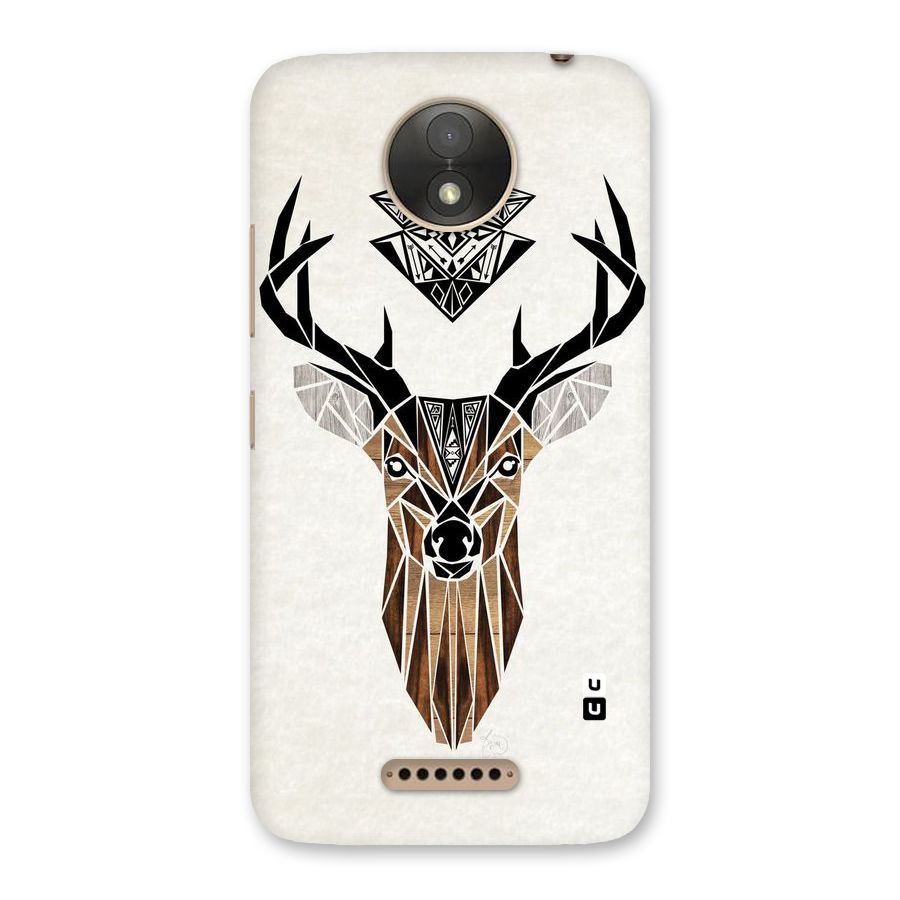 Aesthetic Deer Design Back Case for Moto C Plus