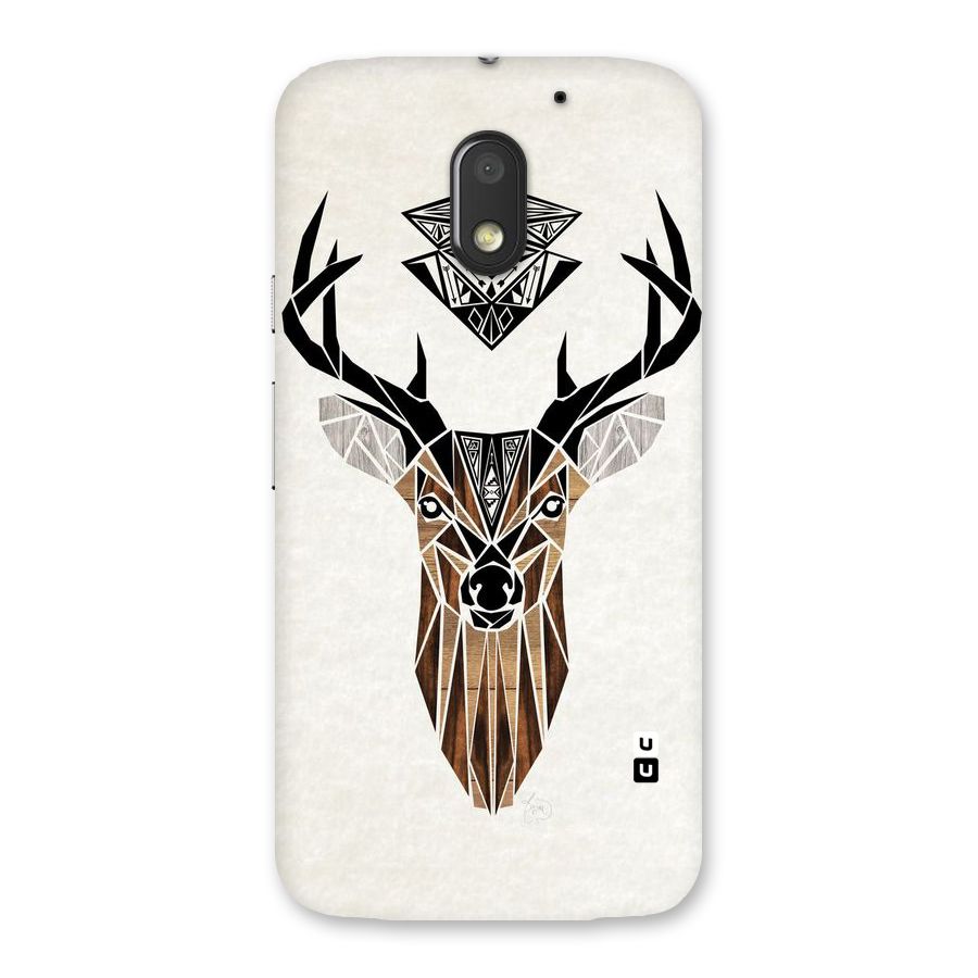 Aesthetic Deer Design Back Case for Moto E3 Power