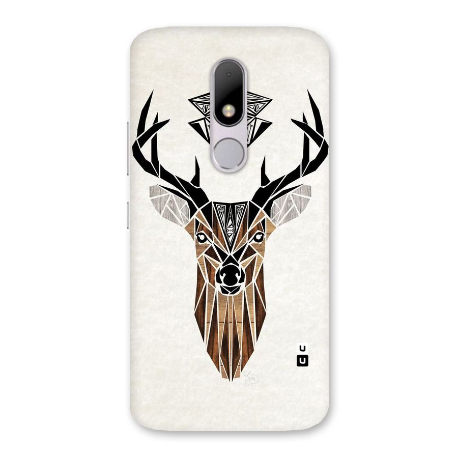 Aesthetic Deer Design Back Case for Moto M