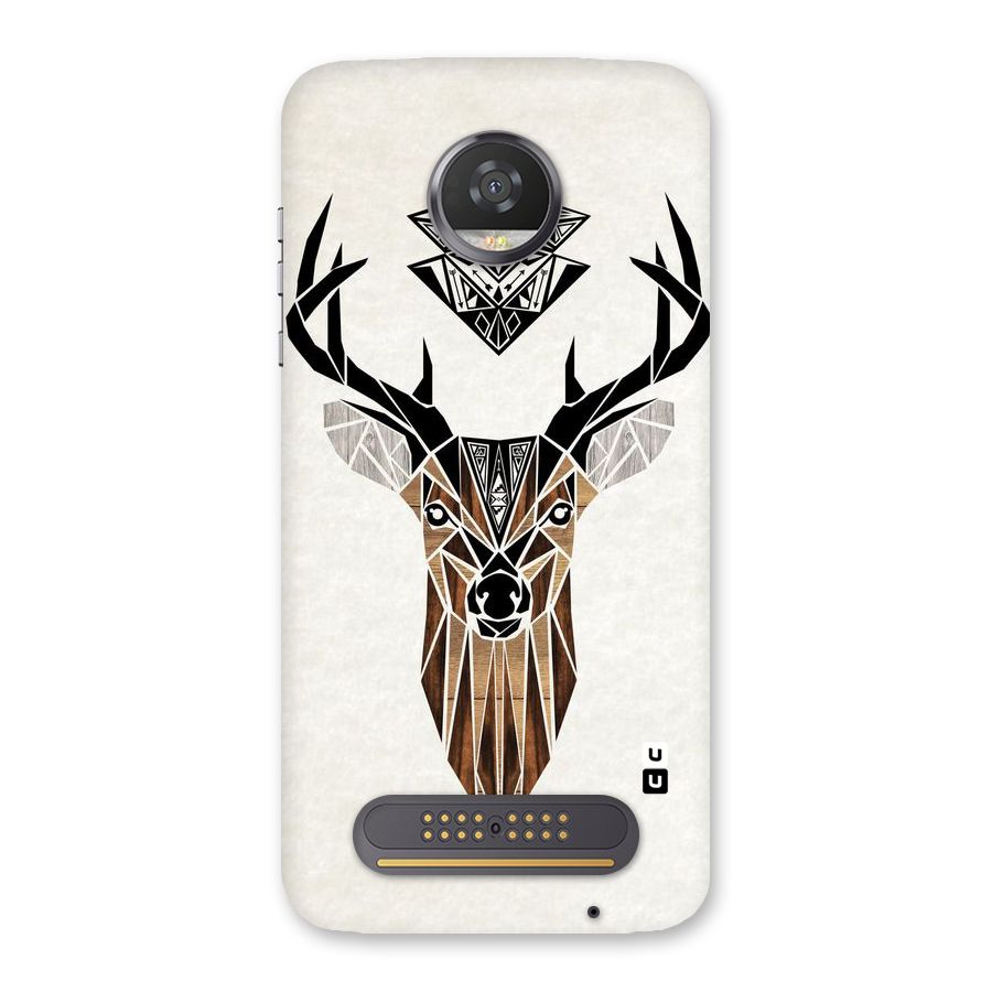 Aesthetic Deer Design Back Case for Moto Z2 Play