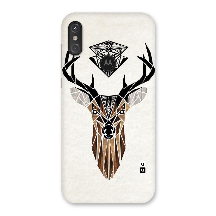 Aesthetic Deer Design Back Case for Motorola One Power