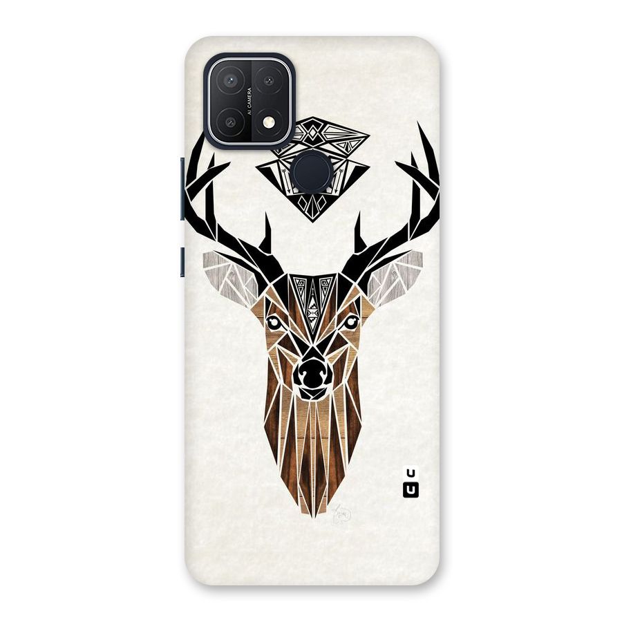 Aesthetic Deer Design Back Case for Oppo A15