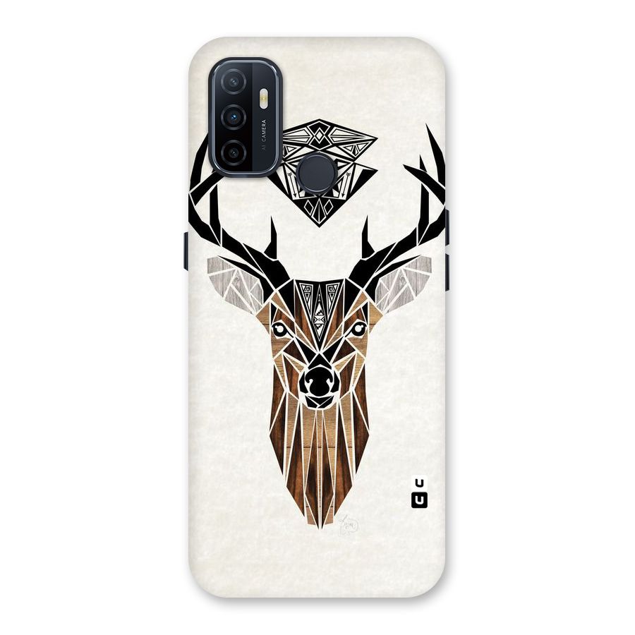 Aesthetic Deer Design Back Case for Oppo A32