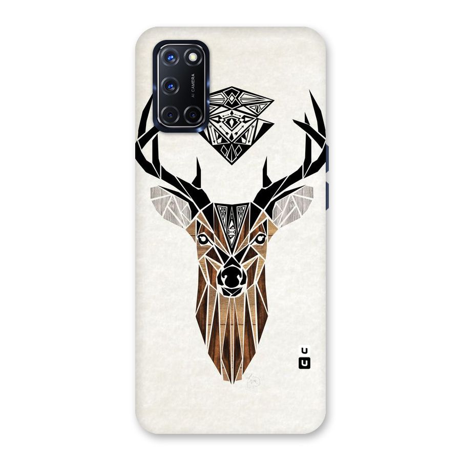 Aesthetic Deer Design Back Case for Oppo A52