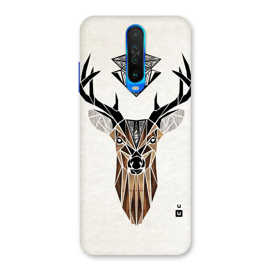 Aesthetic Deer Design Back Case for Poco X2