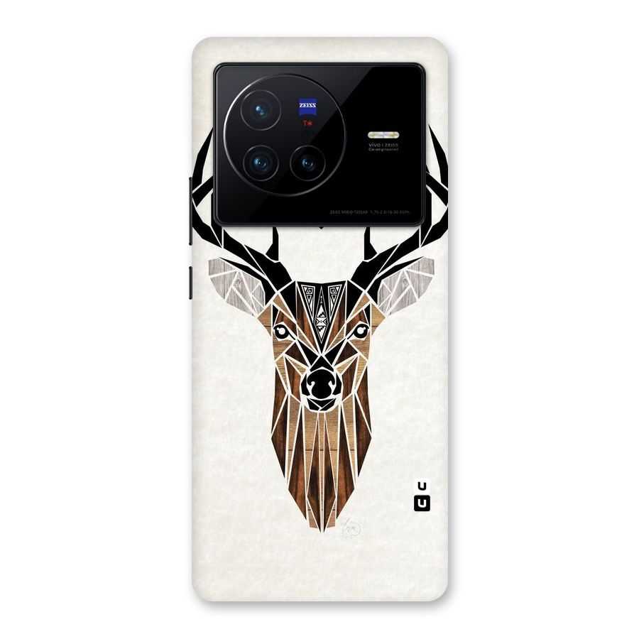 Aesthetic Deer Design Back Case for Vivo X80