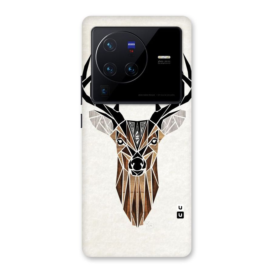Aesthetic Deer Design Back Case for Vivo X80 Pro