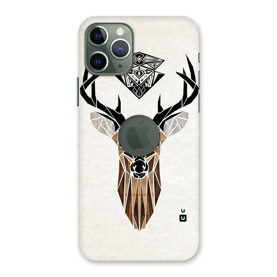 Aesthetic Deer Design Back Case for iPhone 11 Pro Logo  Cut