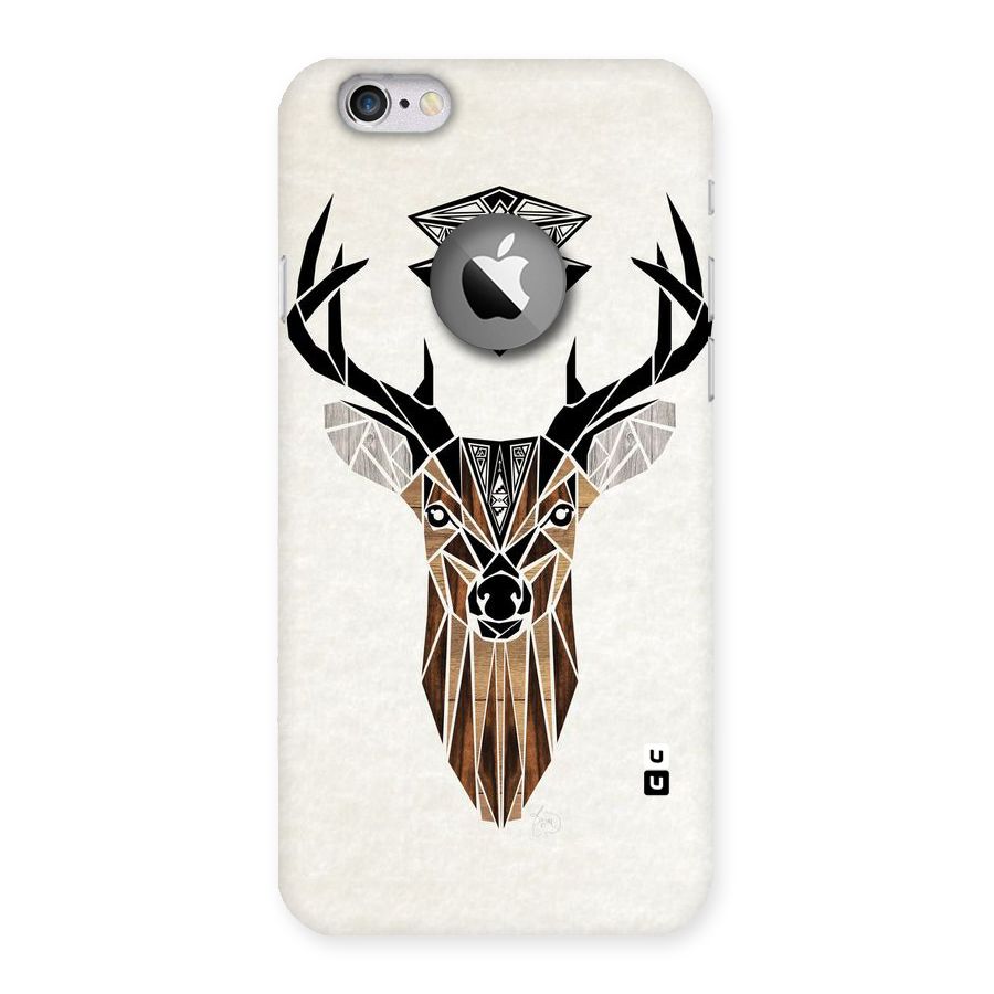 Aesthetic Deer Design Back Case for iPhone 6 Logo Cut