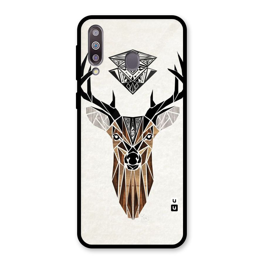 Aesthetic Deer Design Glass Back Case for Galaxy M30