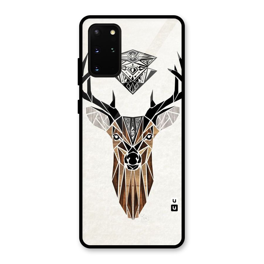 Aesthetic Deer Design Glass Back Case for Galaxy S20 Plus