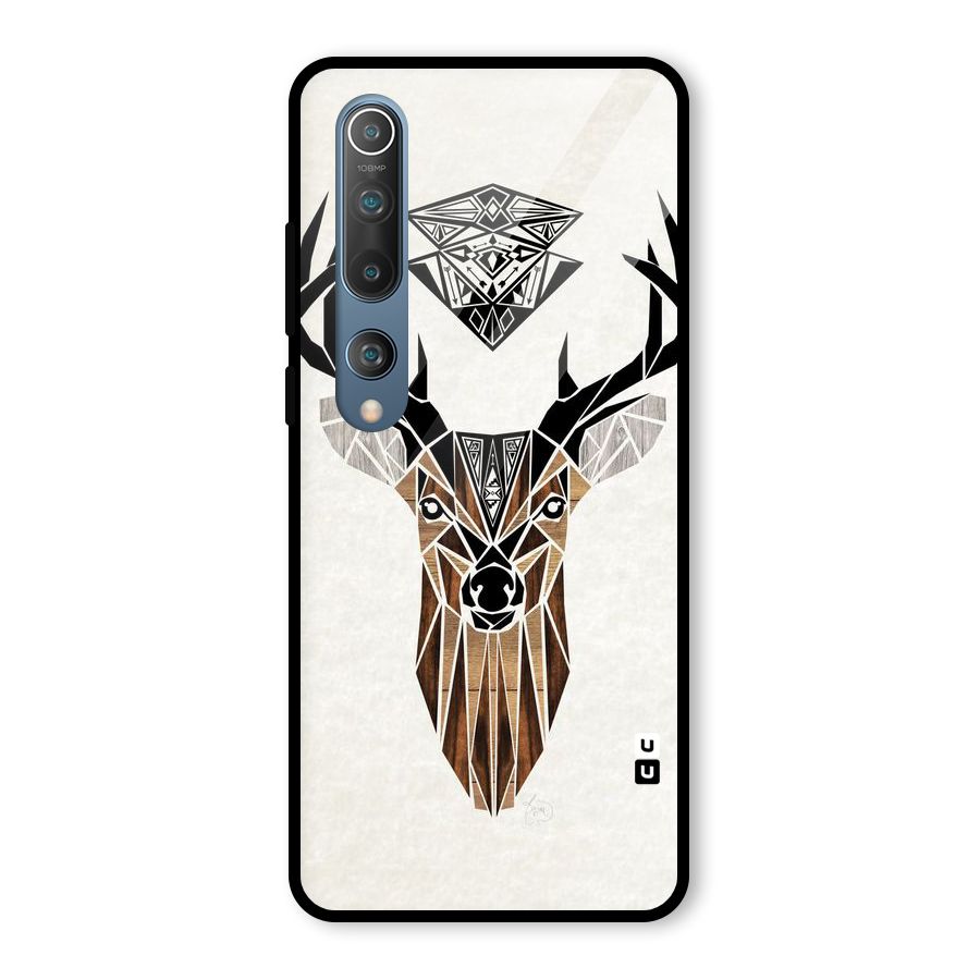 Aesthetic Deer Design Glass Back Case for Mi 10
