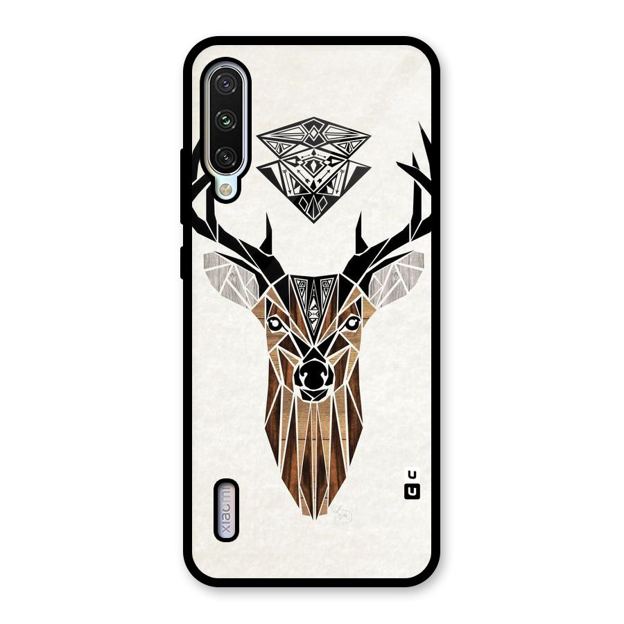 Aesthetic Deer Design Glass Back Case for Mi A3