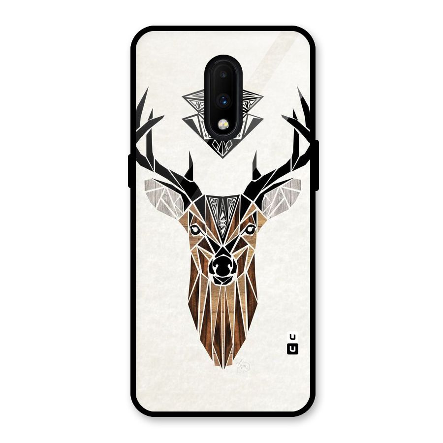 Aesthetic Deer Design Glass Back Case for OnePlus 7