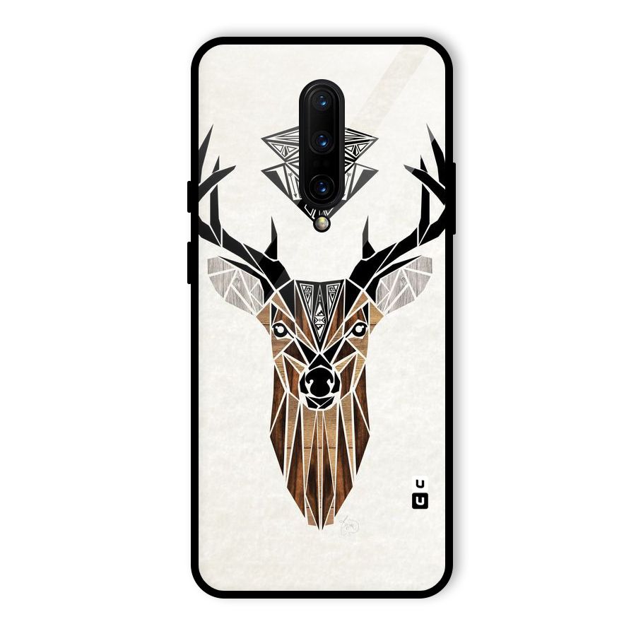 Aesthetic Deer Design Glass Back Case for OnePlus 7 Pro